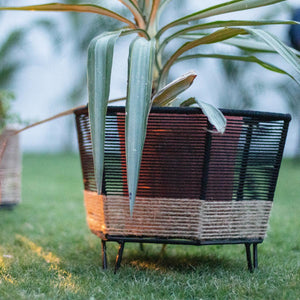 Rustic Cotton & Jute Planter