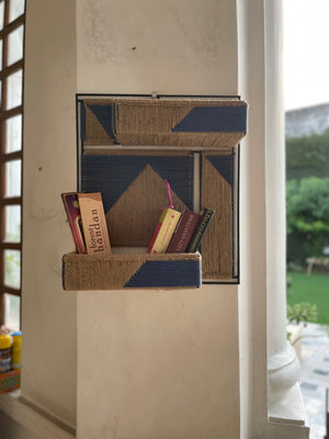 Noir Recycled Cotton Wall Organizer