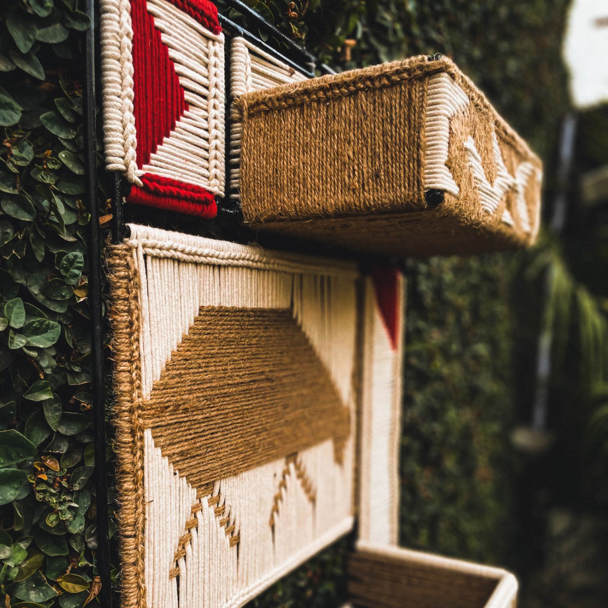 Beige Bull Recycled Cotton Wall Organizer