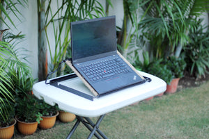 Diamond Jute & Cotton Laptop Stand